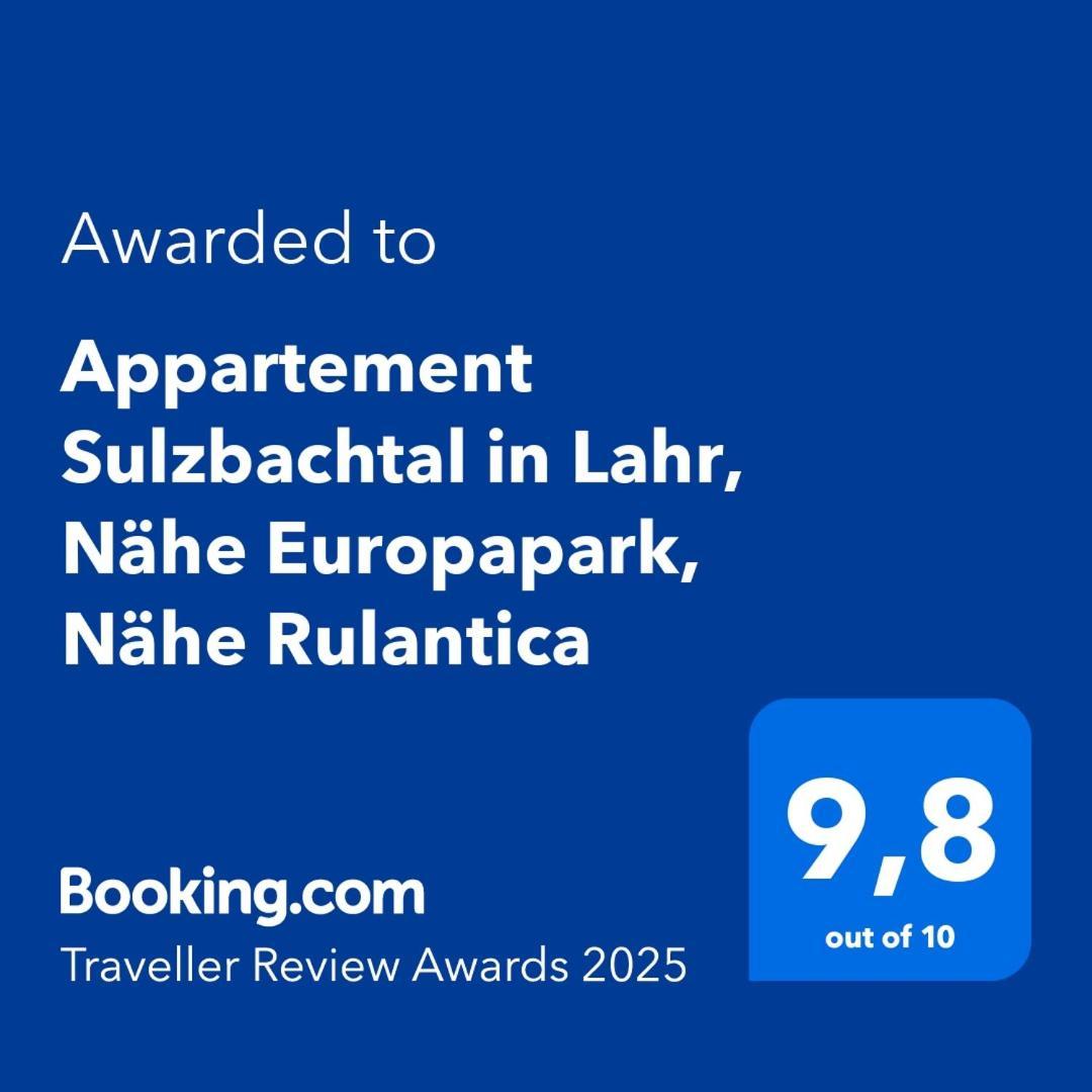Appartement Sulzbachtal In Lahr, Naehe Europapark, Naehe Rulantica Lahr  Exterior photo